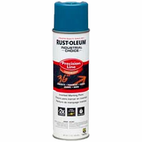17 OZ M1600 System SB Precision Line Marking Paint - APWA Caution Blue