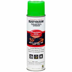 17 OZ M1600 System SB Precision Line Marking Paint - Fluorescent Green