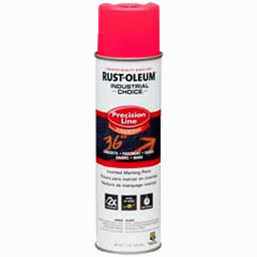 17 OZ M1600 System SB Precision Line Marking Paint - Fluorescent Pink