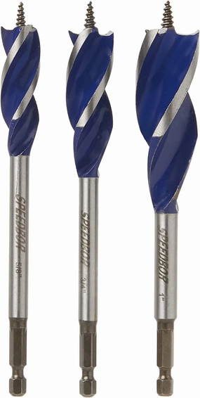 3PC TRI FLUTE DRILL BIT SB MAX 5/8_3/4_1 in.