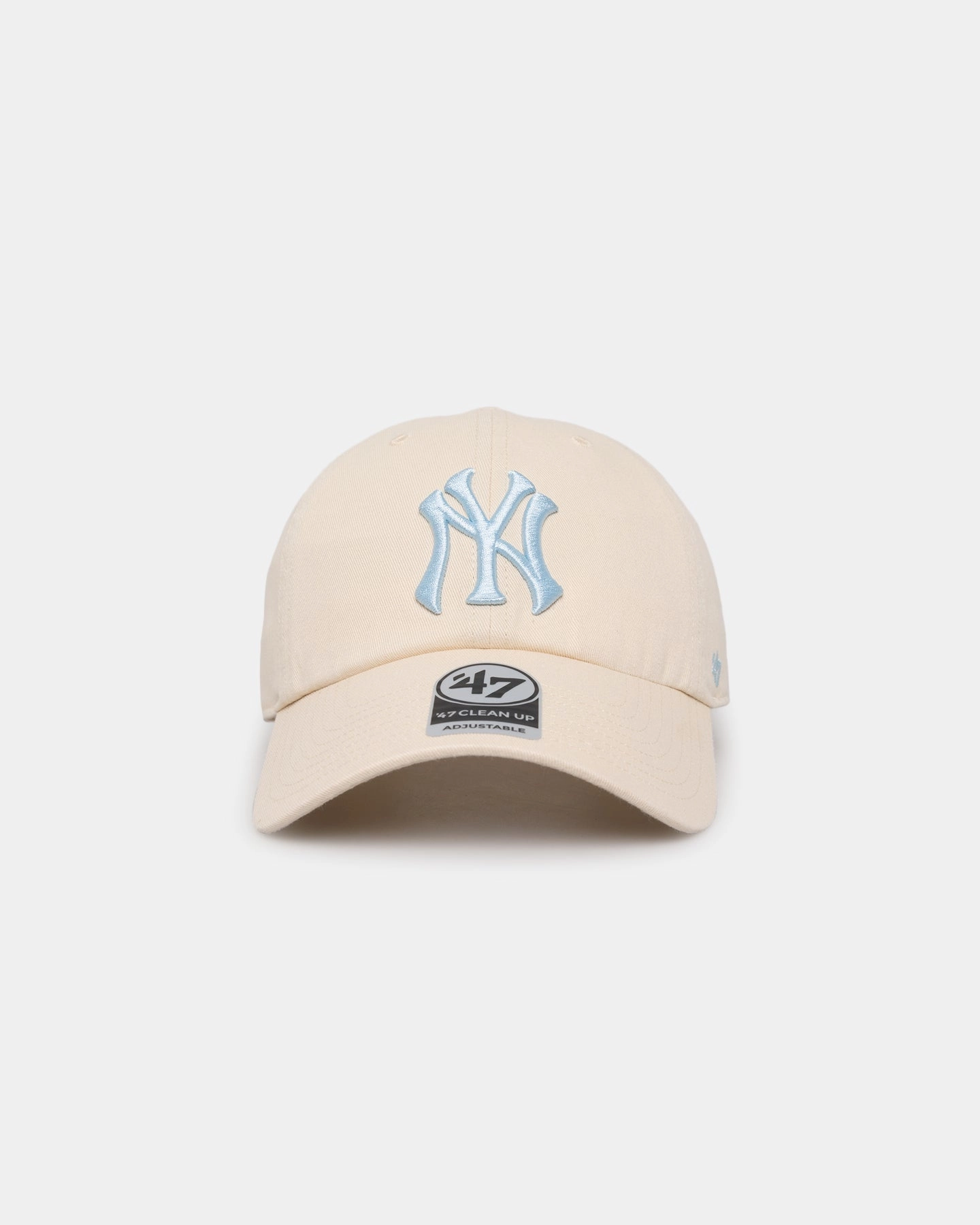 47 Brand New York Yankees Clean Up Strapback Natural/Columbia