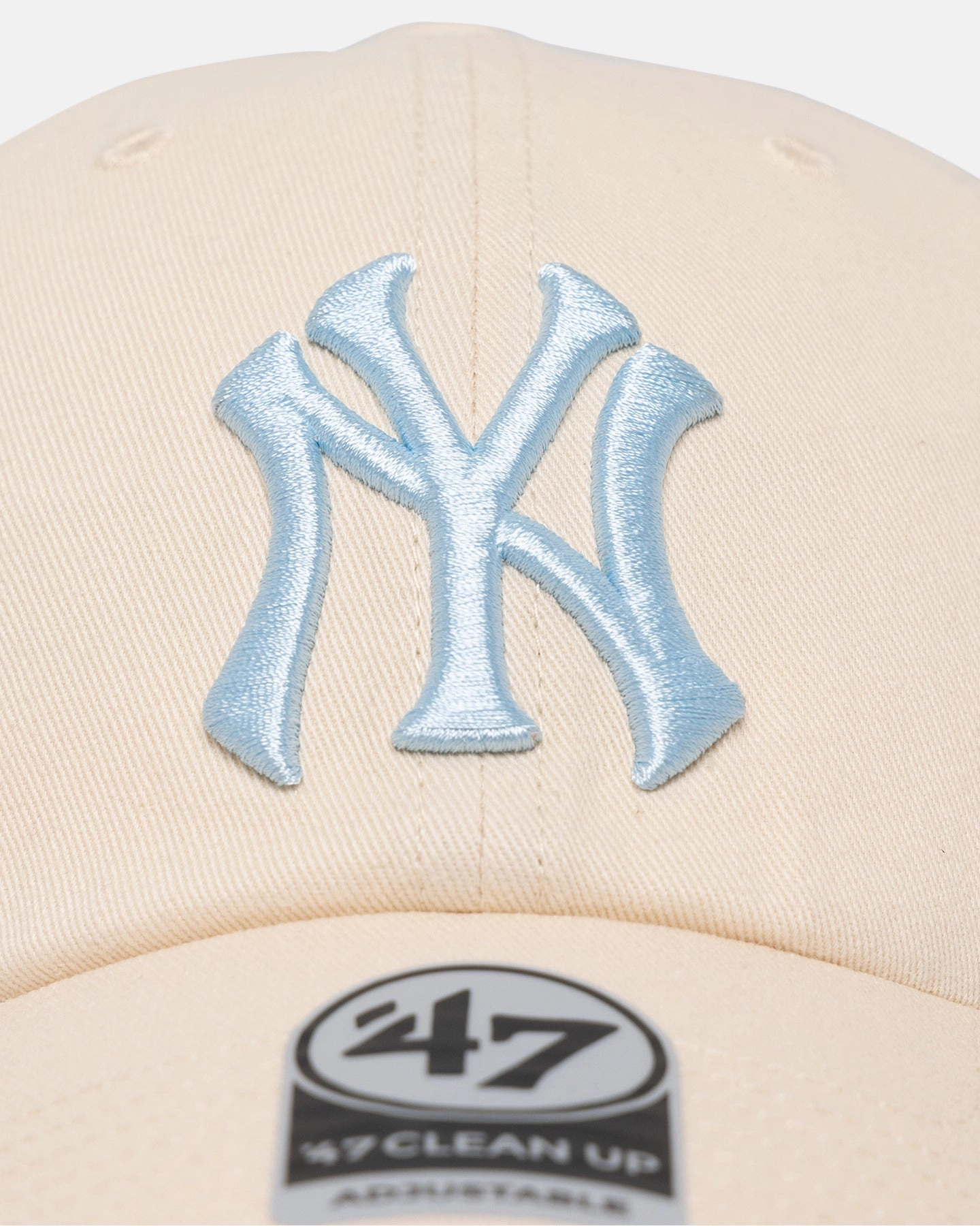 47 Brand New York Yankees Clean Up Strapback Natural/Columbia