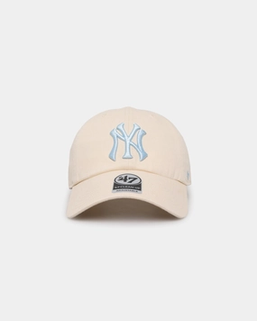 47 Brand New York Yankees Clean Up Strapback Natural/Columbia