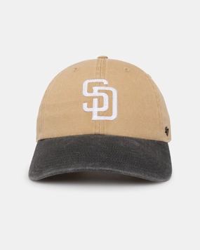 47 Brand San Diego Padres 47 Clean Up Strapback Khaki