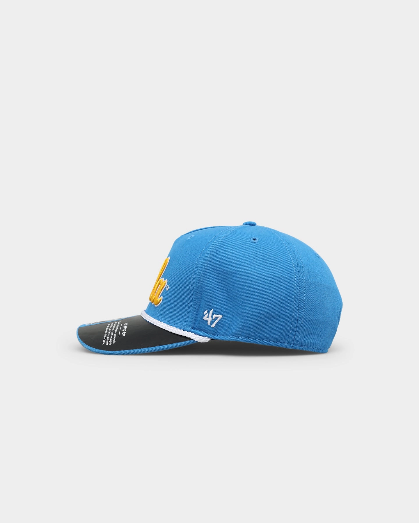 47 Brand UCLA Bruins Overhand Script '47 Clean Up Strapback Blue Raz