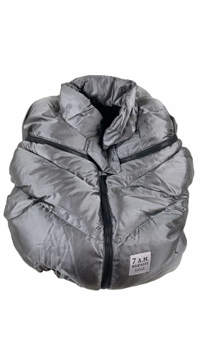 7 A.M. Enfant Car Seat Cocoon, Metallic Grey