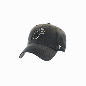 '47 Brand Miami HEAT Black Dusted Cleanup Hat
