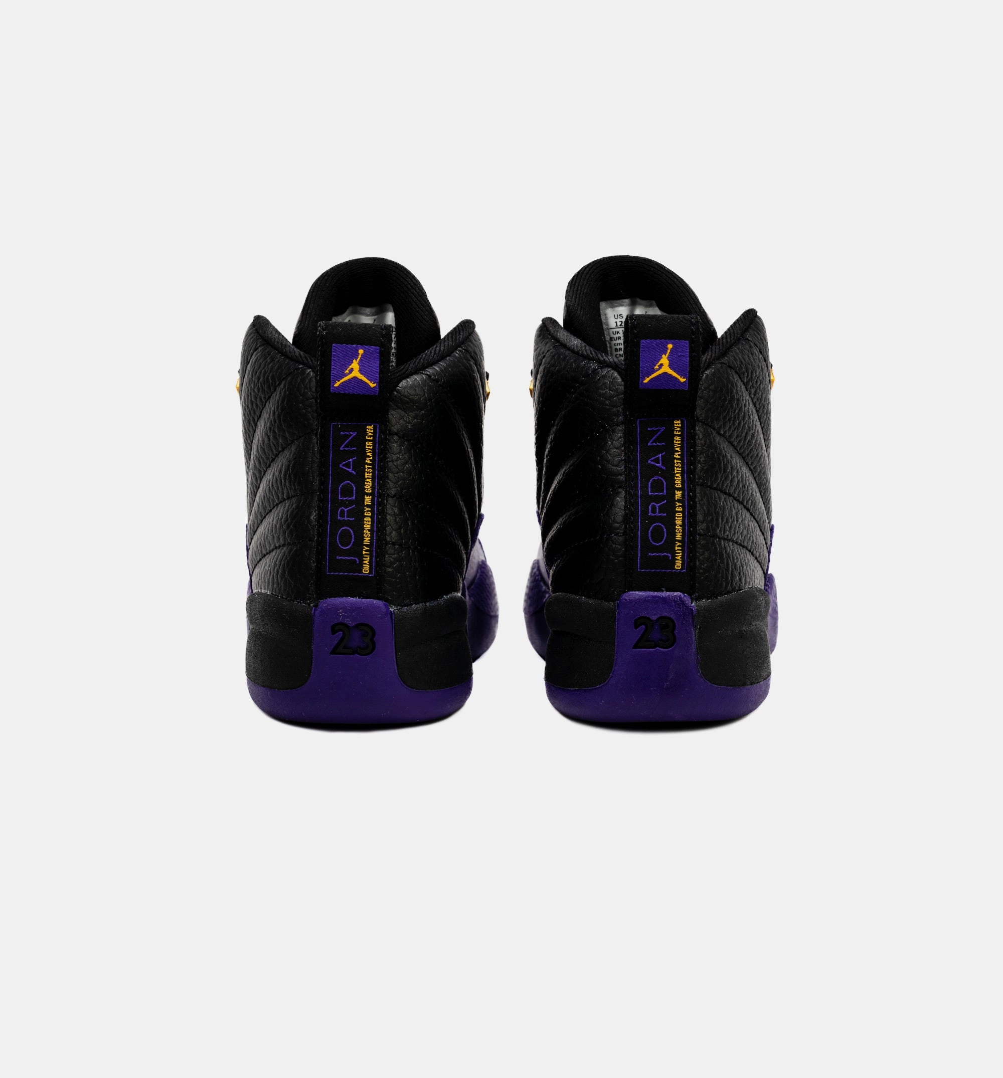 Air Jordan 12 Retro Field Purple Preschool Lifestyle Shoe - Black/Purple