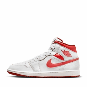 Air Jordan 1 Mid SE 'White and Dune Red'