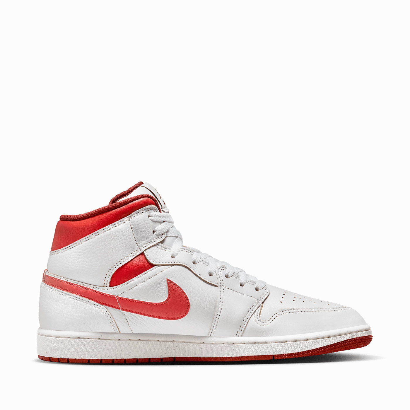 Air Jordan 1 Mid SE 'White and Dune Red'