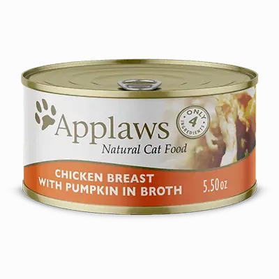 Applaws Natural Wet Cat Food Chicken Breast with Pumpkin in Broth