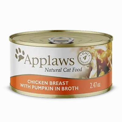 Applaws Natural Wet Cat Food Chicken Breast with Pumpkin in Broth