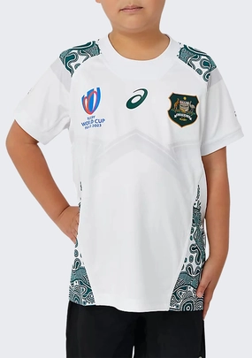 Asics Kids Wallabies RWC23 Replica Alternate Jersey