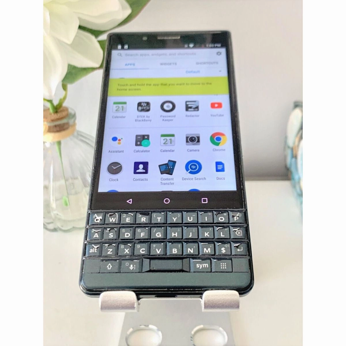 Blackberry Key2 Le BBE100-2 64GB SmartCell-Phone Unlocked, Dark Blue