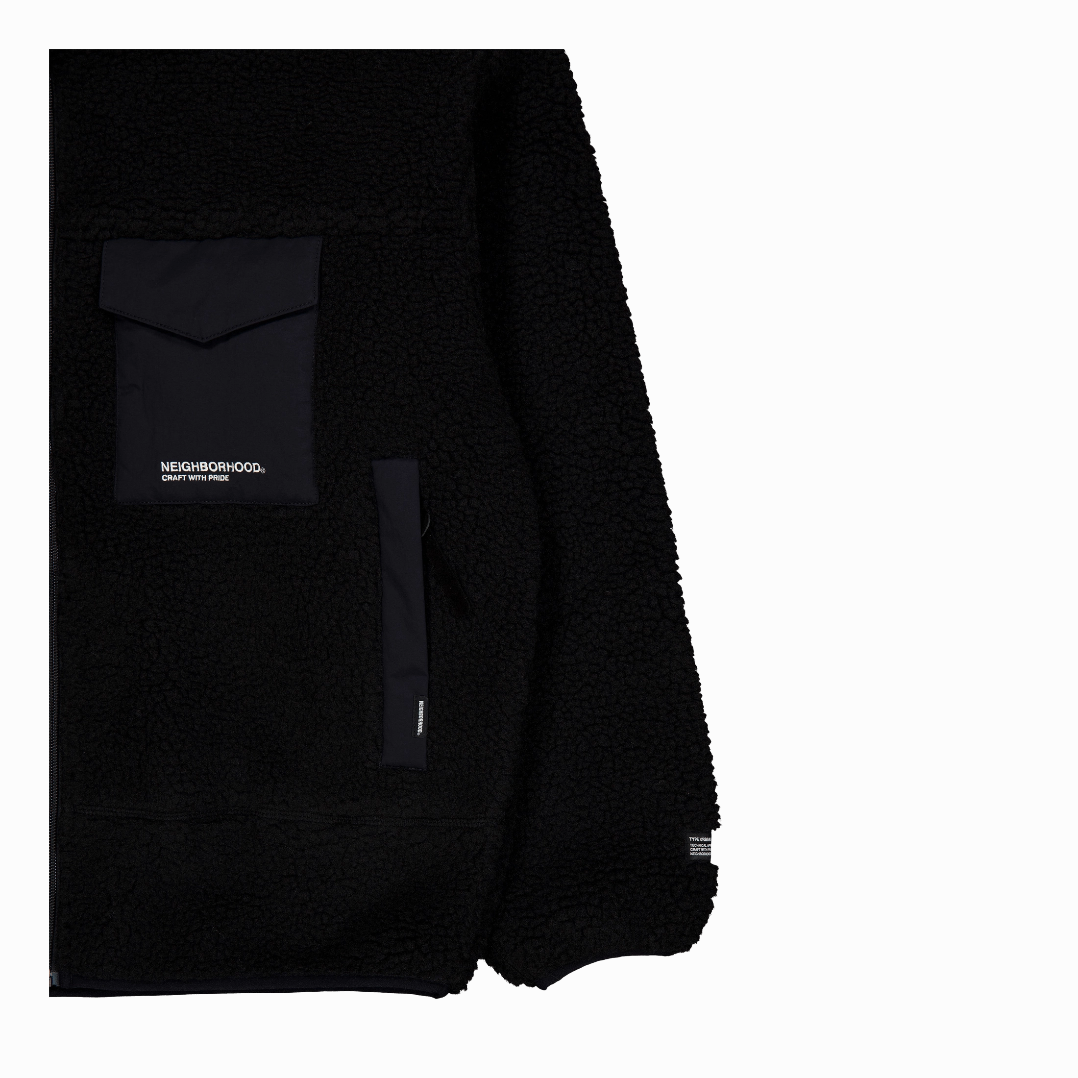 Boa Fleece Jacket Black