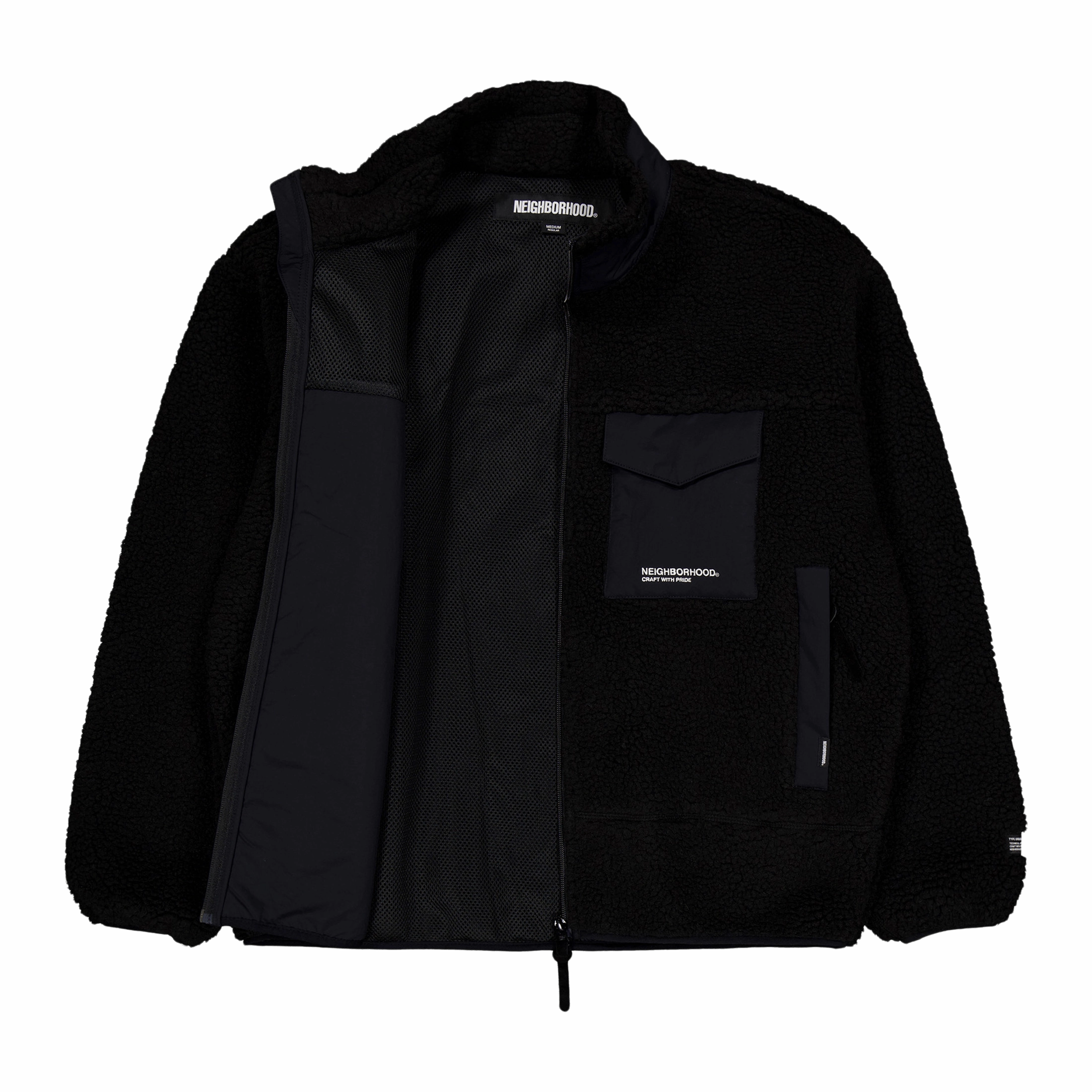 Boa Fleece Jacket Black