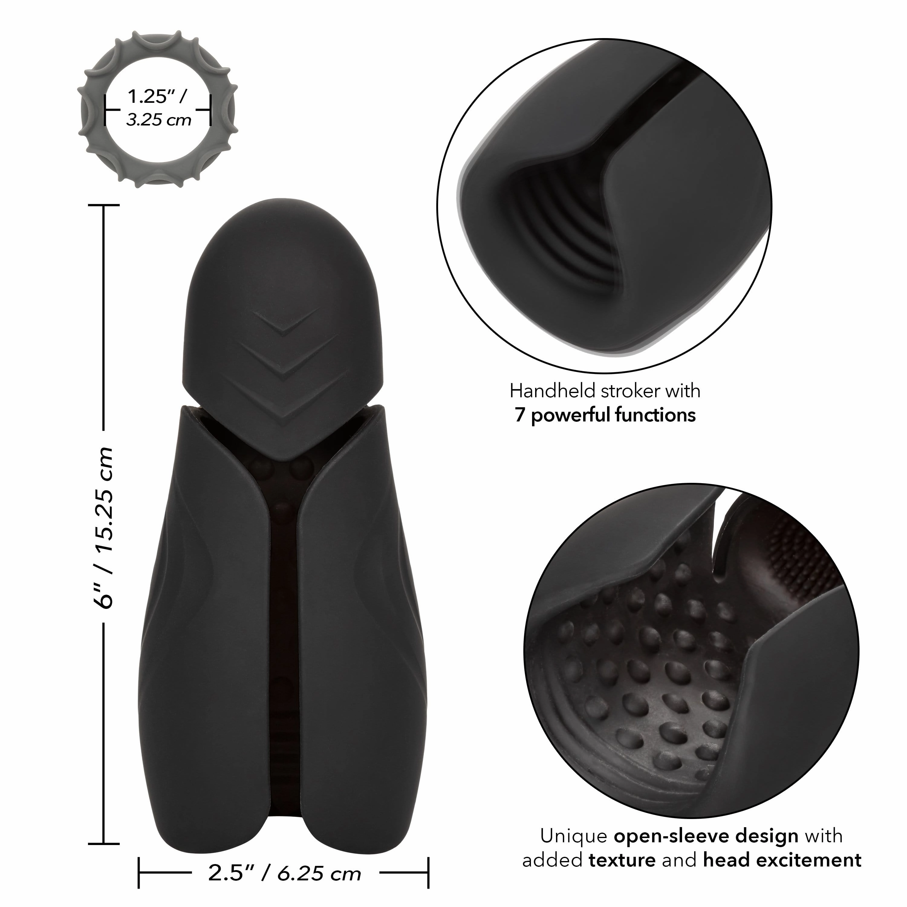 California Exotics - Optimum Power Elite Pro Stroker Masturbator (Black)