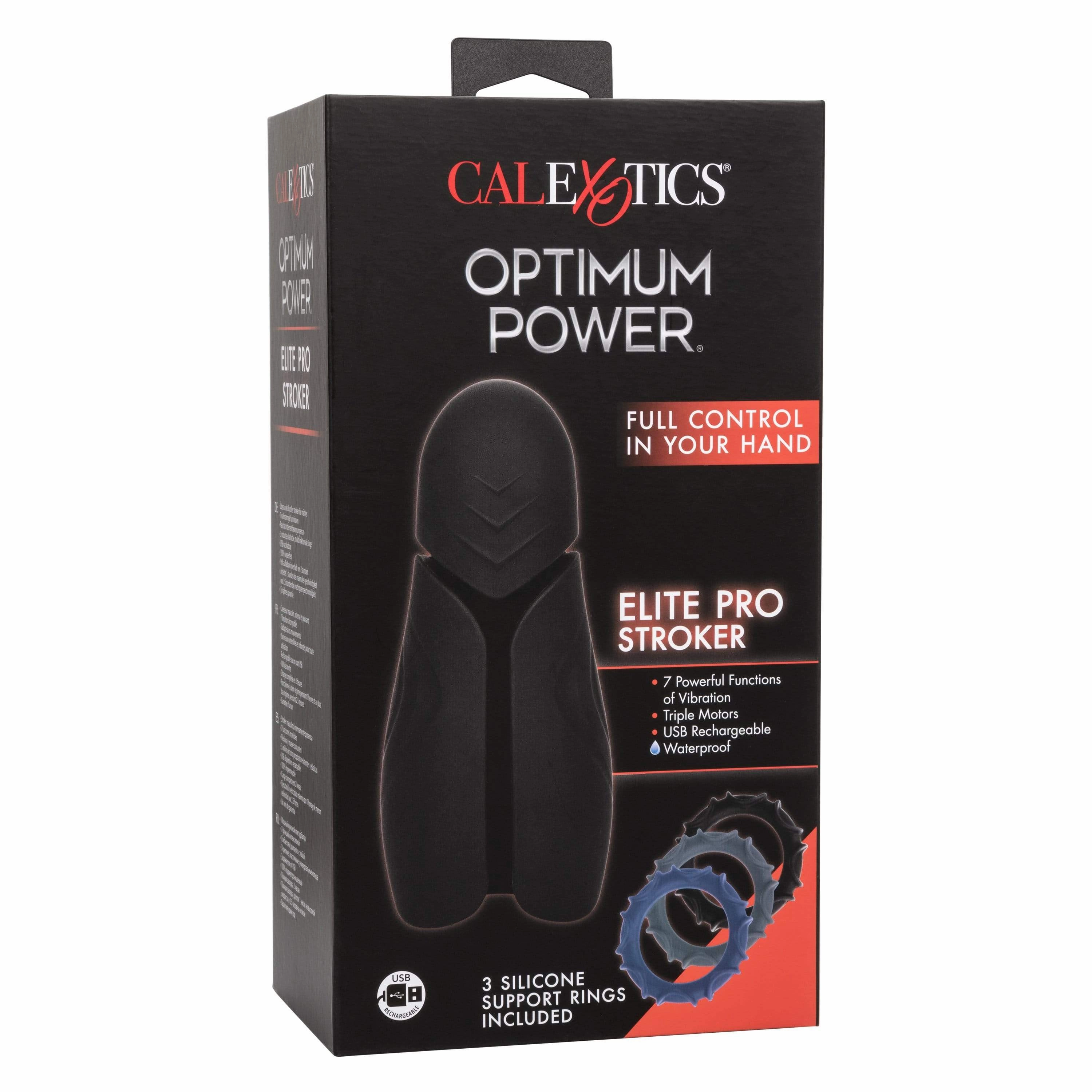 California Exotics - Optimum Power Elite Pro Stroker Masturbator (Black)