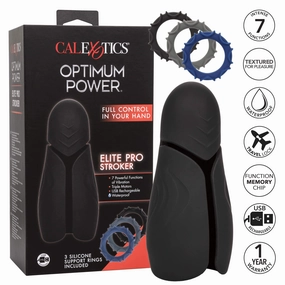 California Exotics - Optimum Power Elite Pro Stroker Masturbator (Black)