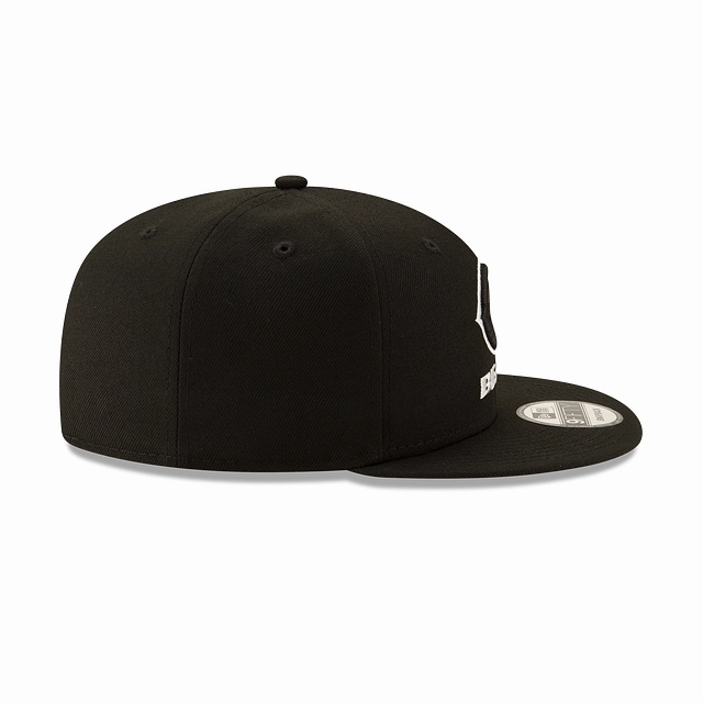 Chicago Bears New Era Black and White Basic 9FIFTY Adjustable Hat