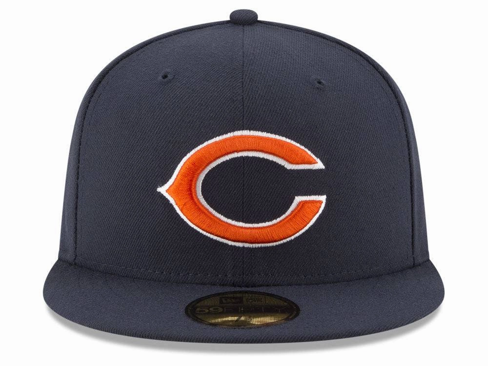 Chicago Bears New Era NFL Team Basic Secondary Logo 59FIFTY Cap