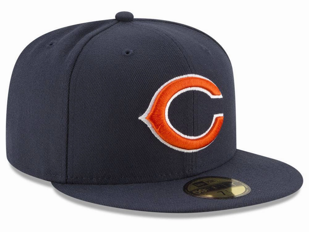Chicago Bears New Era NFL Team Basic Secondary Logo 59FIFTY Cap