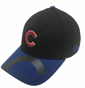 Chicago Cubs MLB Chrome Tech 39THIRTY Flex Fit Hat By New Era
