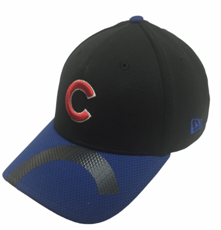 Chicago Cubs MLB Chrome Tech 39THIRTY Flex Fit Hat By New Era