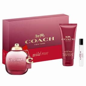 Coach Wild Rose by Coach 90ml EDP 3 Piece Gift Set