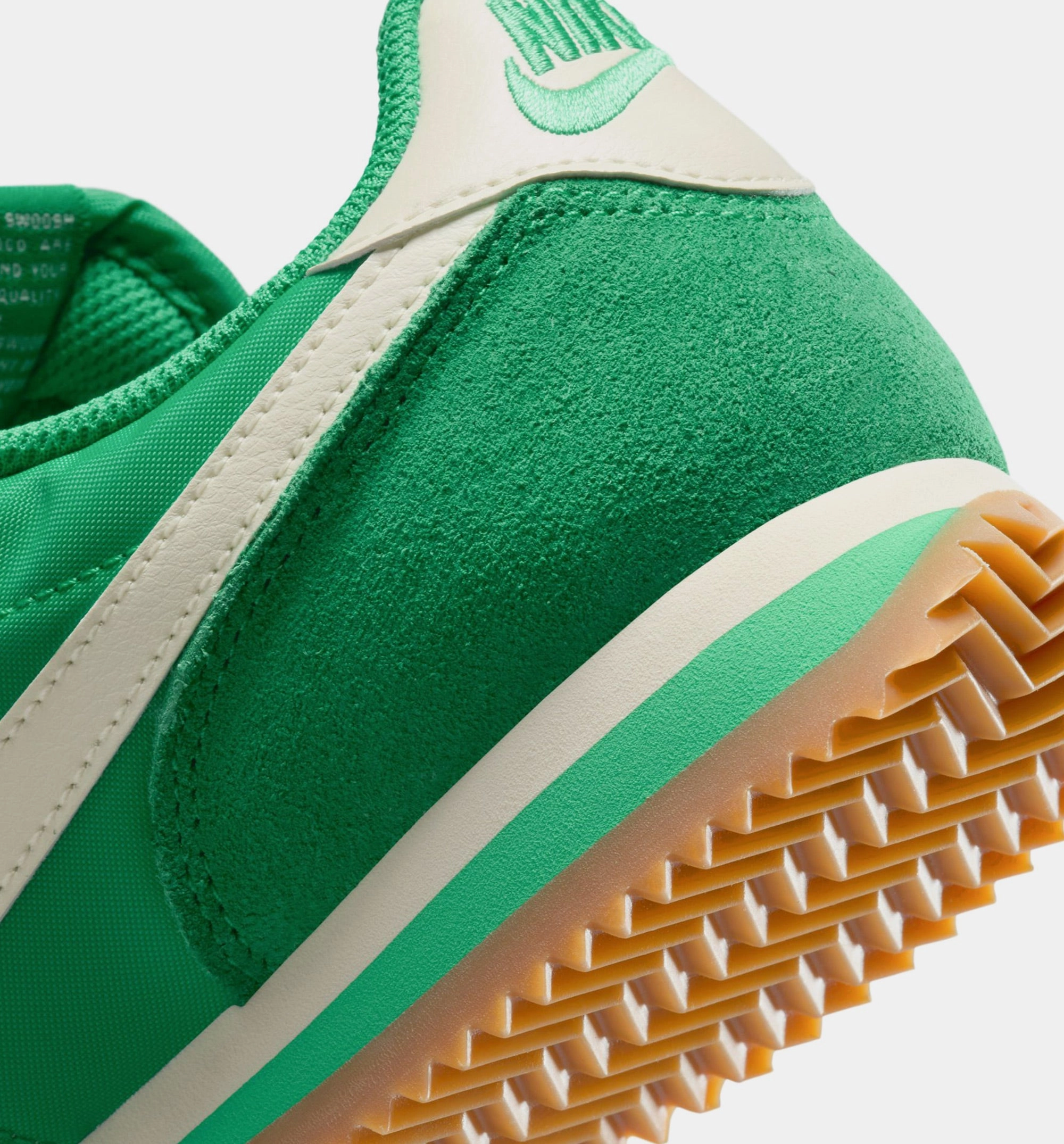 Cortez Textile Womens Lifestyle Shoe - Green/Sail