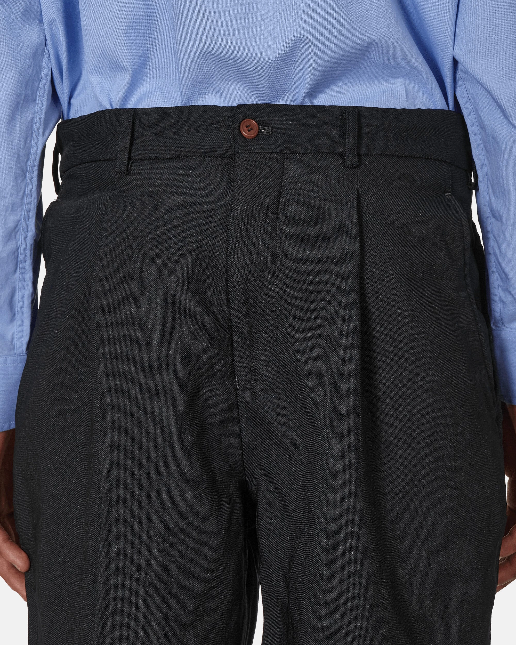 Double Front Trousers Black