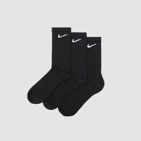 EVERYDAY PLUS CUSHIONED CREW SOCK (3-Pack) BLACK