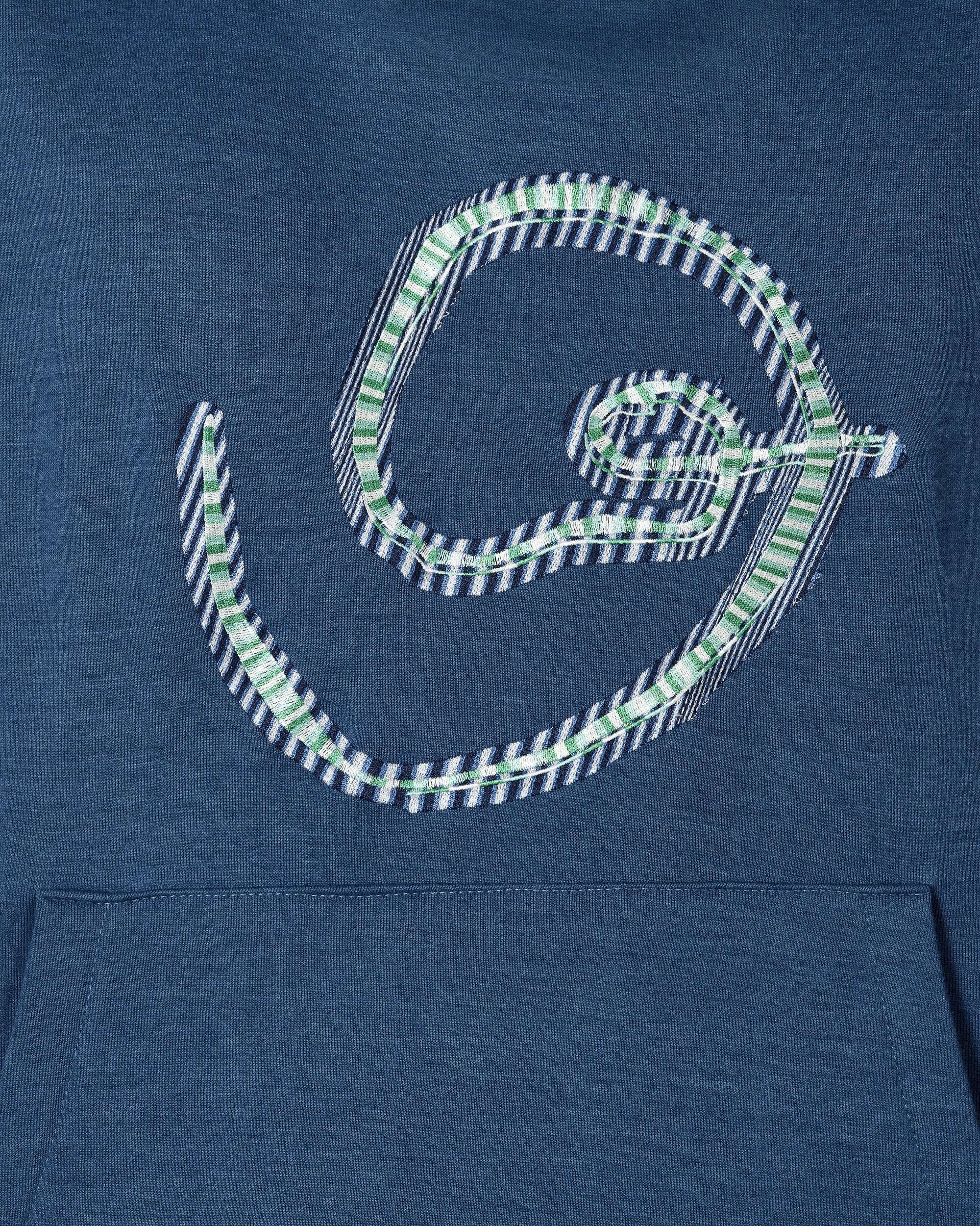 Goblin Sleeveless Hooded Sweatshirt Blue
