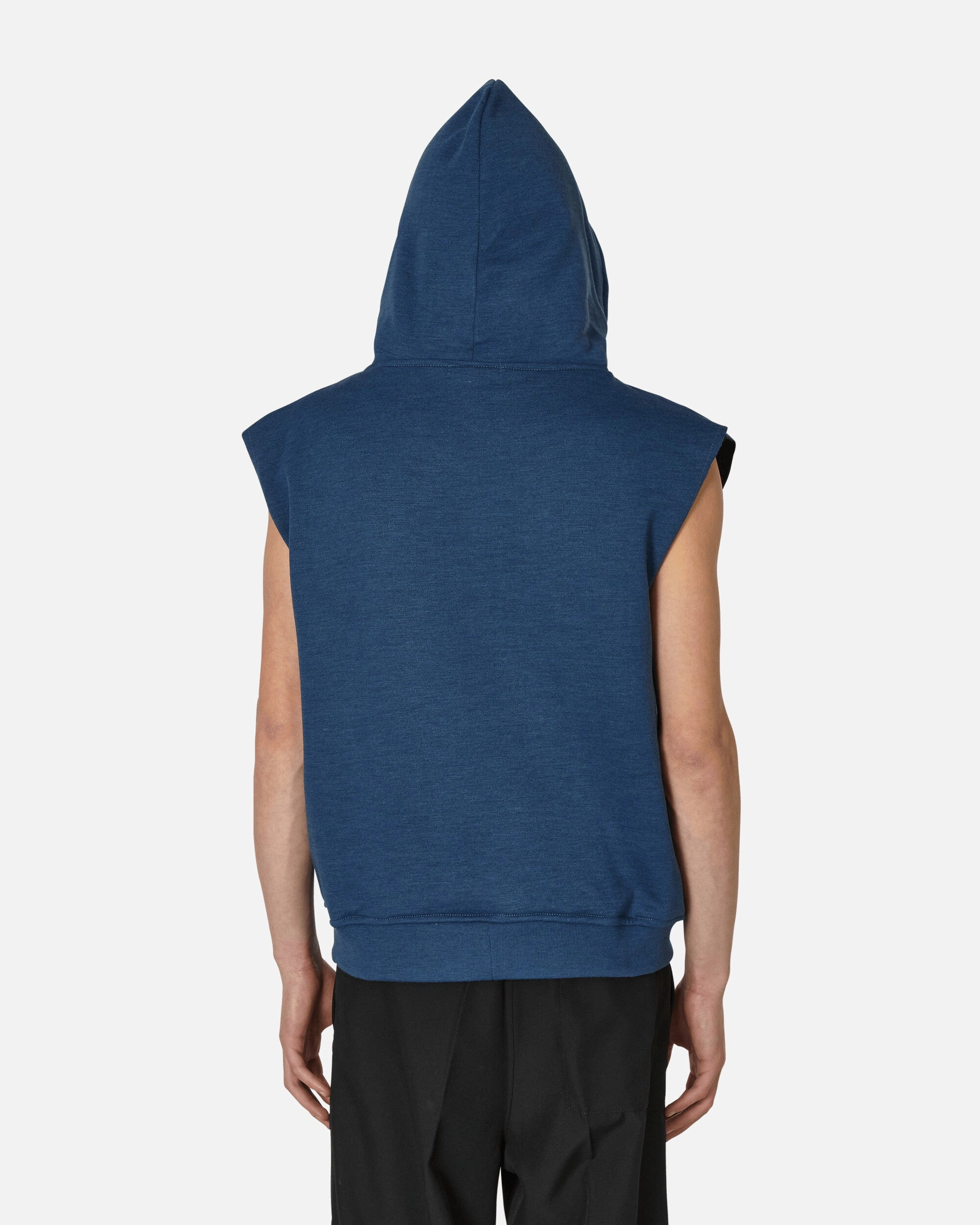 Goblin Sleeveless Hooded Sweatshirt Blue