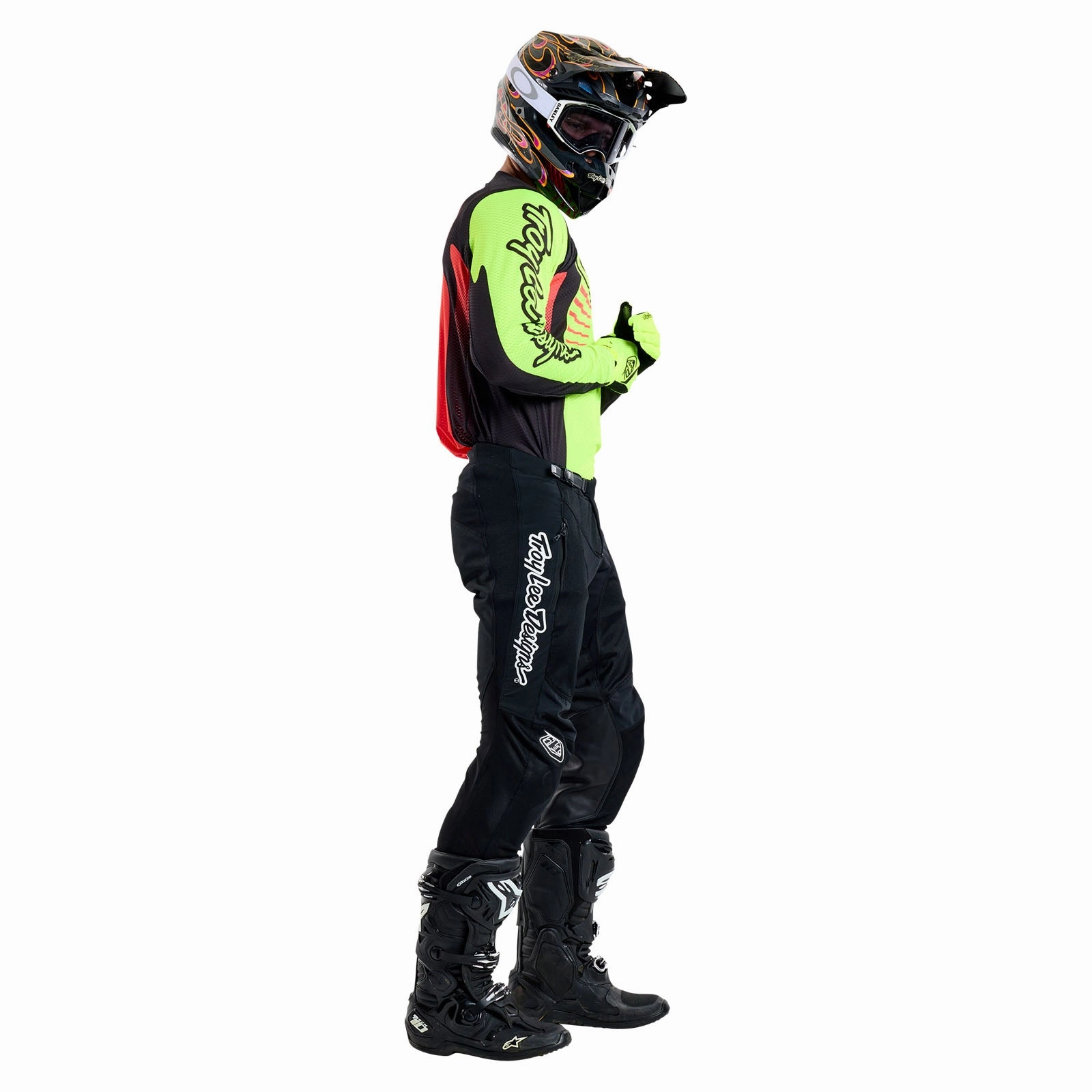 GP Pro Air Jersey Ripple Glo Yellow / Infra Red