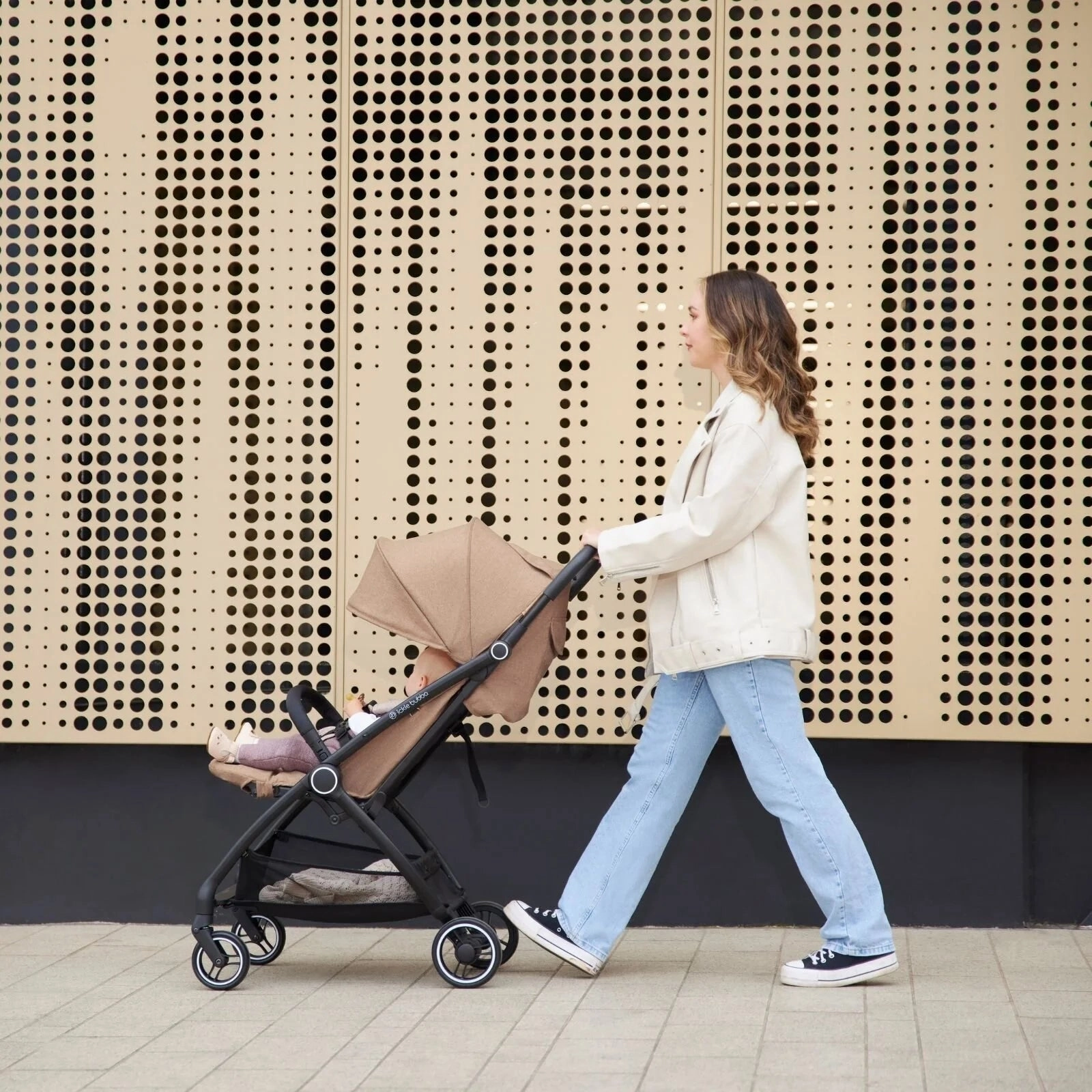 Ickle Bubba Aries Max Autofold Stroller - Black