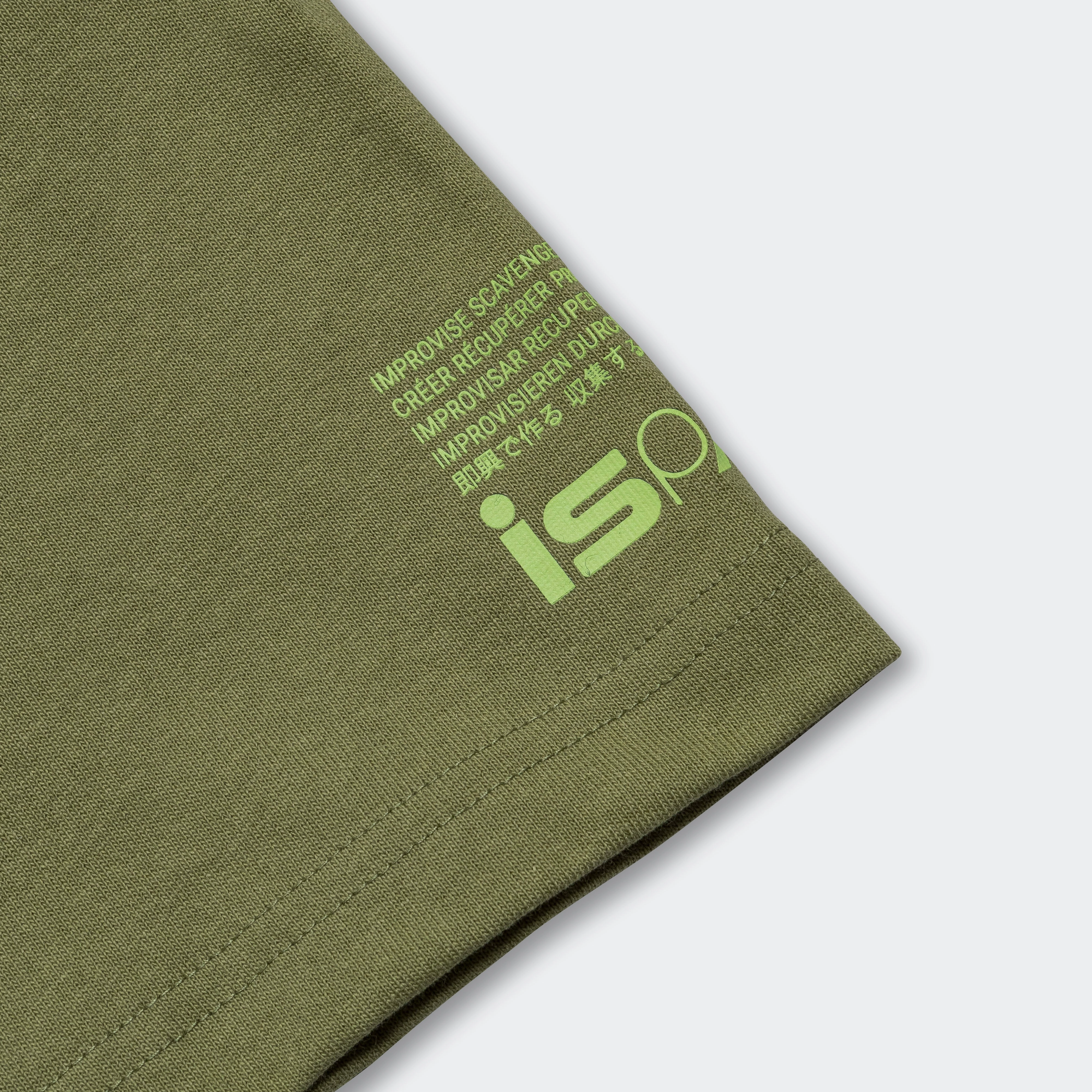 ISPA SS Tee - Alligator/Ghost Green