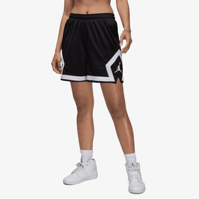 Jordan | DIAMOND SHORTS  { BLACK/WHITE