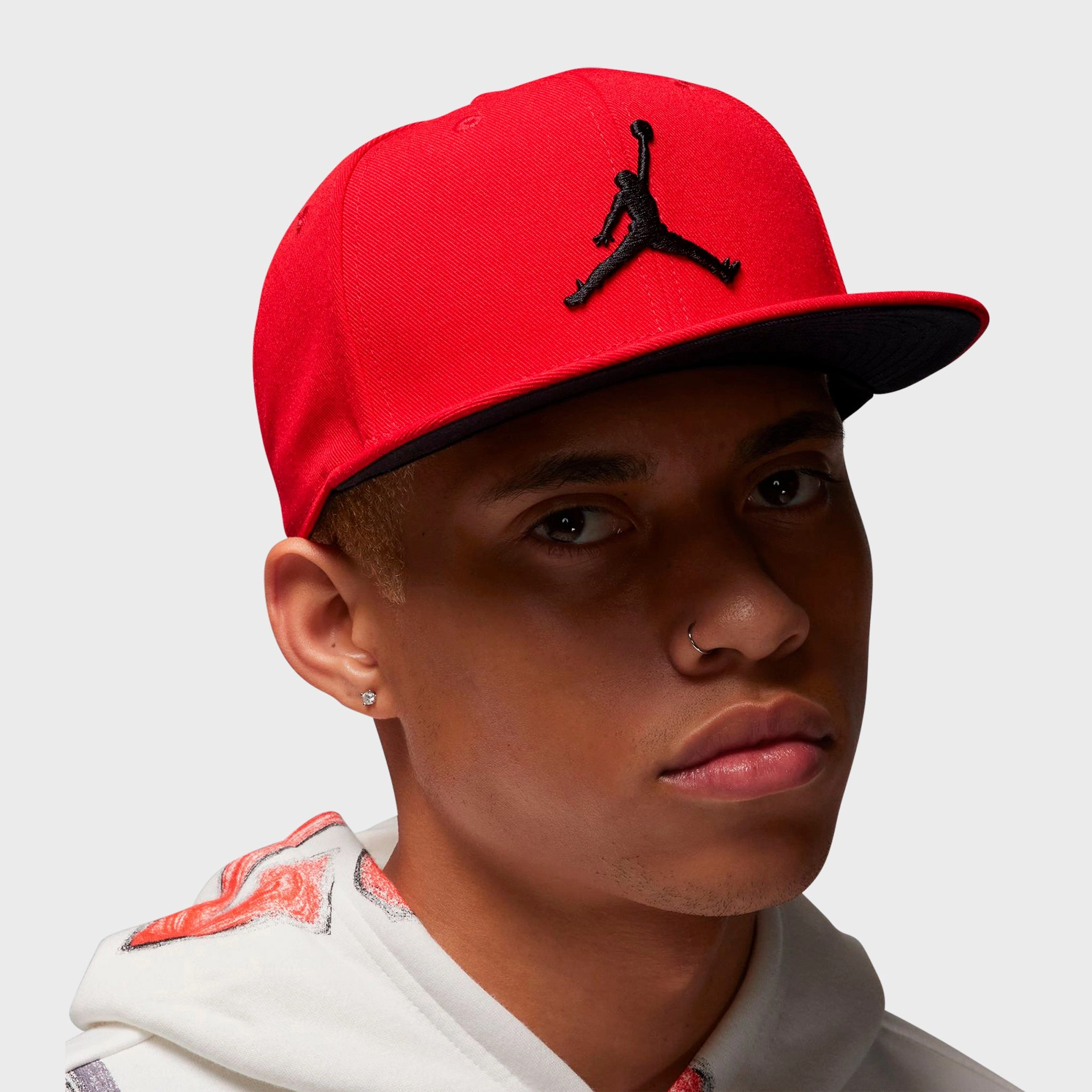Jordan Pro Snapback Cap Gym Red / Black - Black