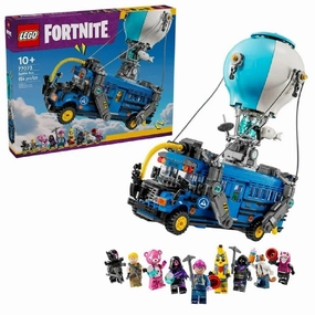 LEGO 77073 Fortnite Battle Bus - Collectible Fortnite Toy for Kids, Boys and Girls, Ages 10  - Pretend Play Set with 9 Minifigures from Video Game - Gift Ideas for Fans