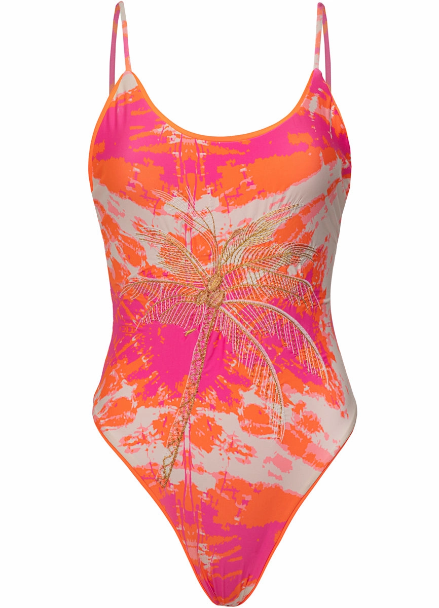 Maaji Flamingo Swirl Luster Classic One Piece