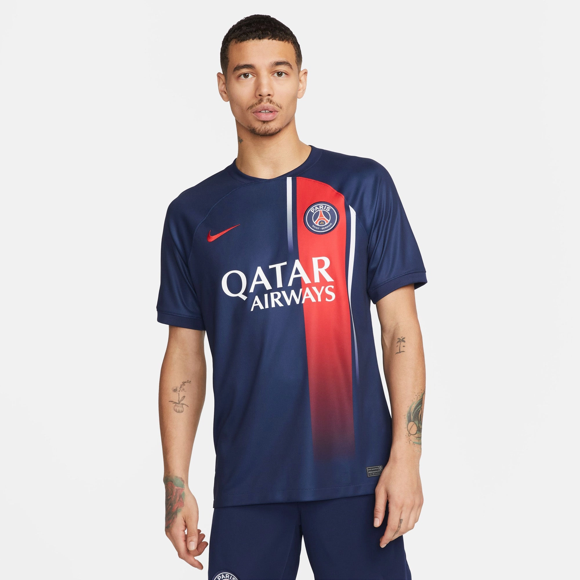 Men's Paris Saint-Germain 2023/24 Stadium Home Soccer Jersey