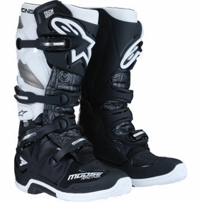 Moose Racing Tech 7 Boot Black/White/Gray