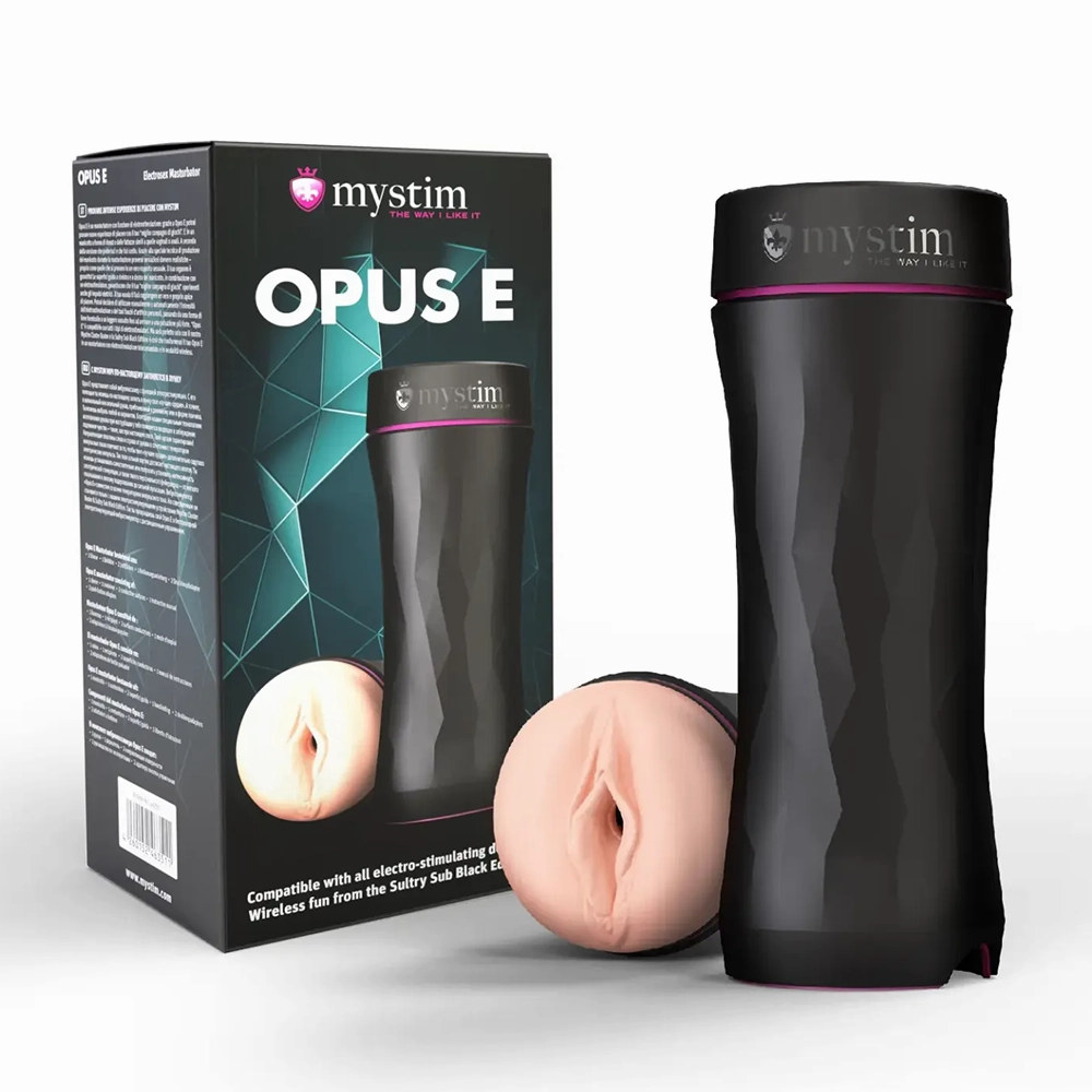 Mystim Opus E Electrosex Realistic Vagina Masturbator