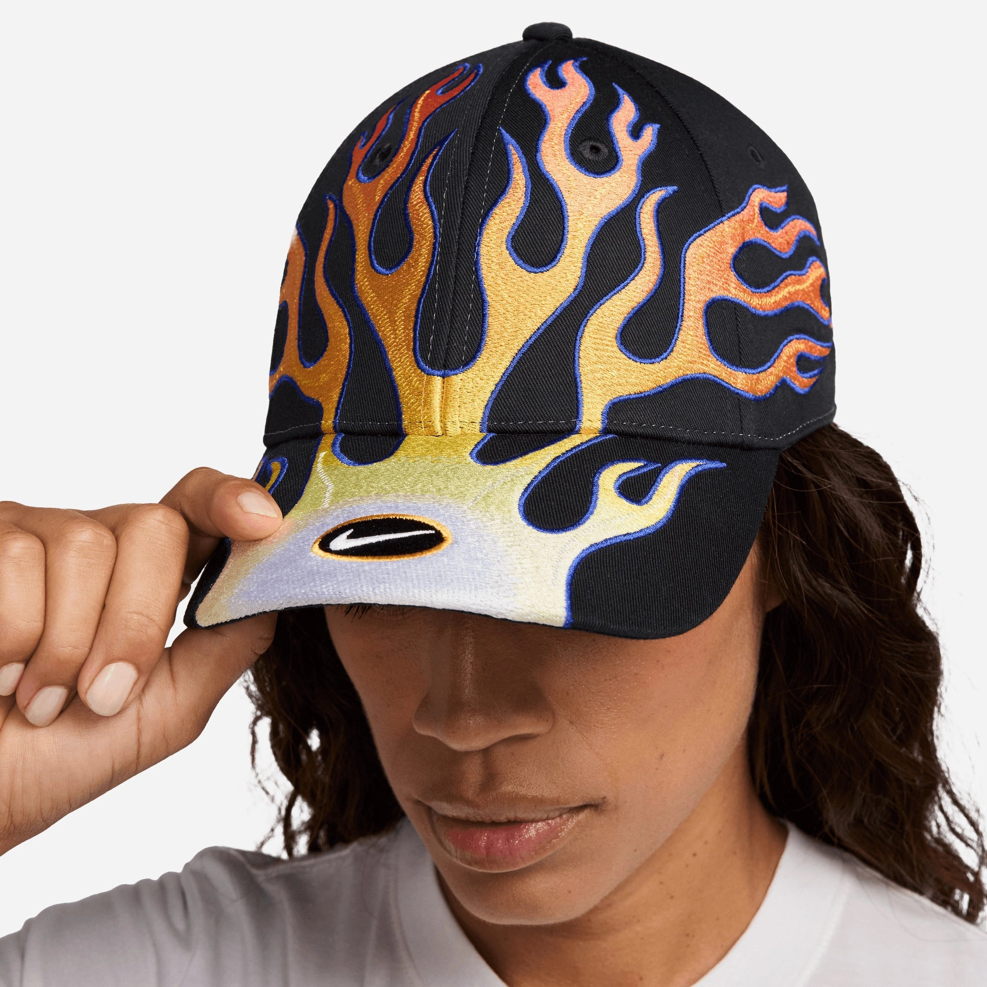 NIKE | STRUCTURED OG FLAME CAP { BLACK