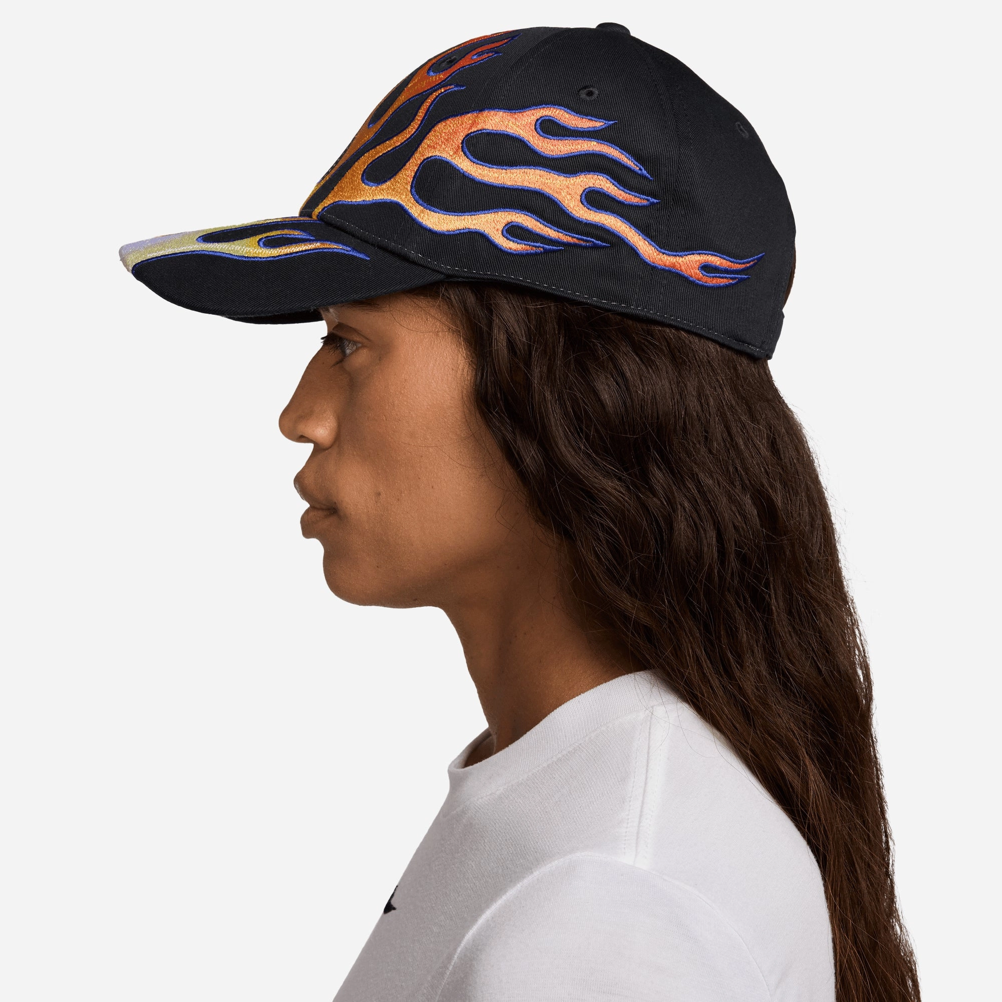 NIKE | STRUCTURED OG FLAME CAP { BLACK