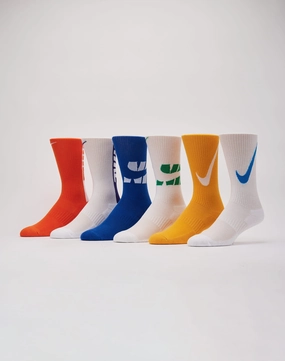 Nike Everyday Cushioned Crew Socks 6-Pack Grade-School