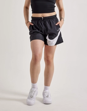 Nike Mid-Rise Woven Logo Shorts