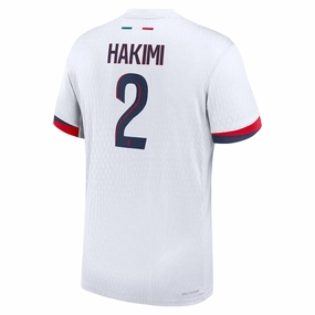 Nike Paris Saint-Germain Authentic Achraf Hakimi Away Jersey 24/25 (White/Midnight Navy)