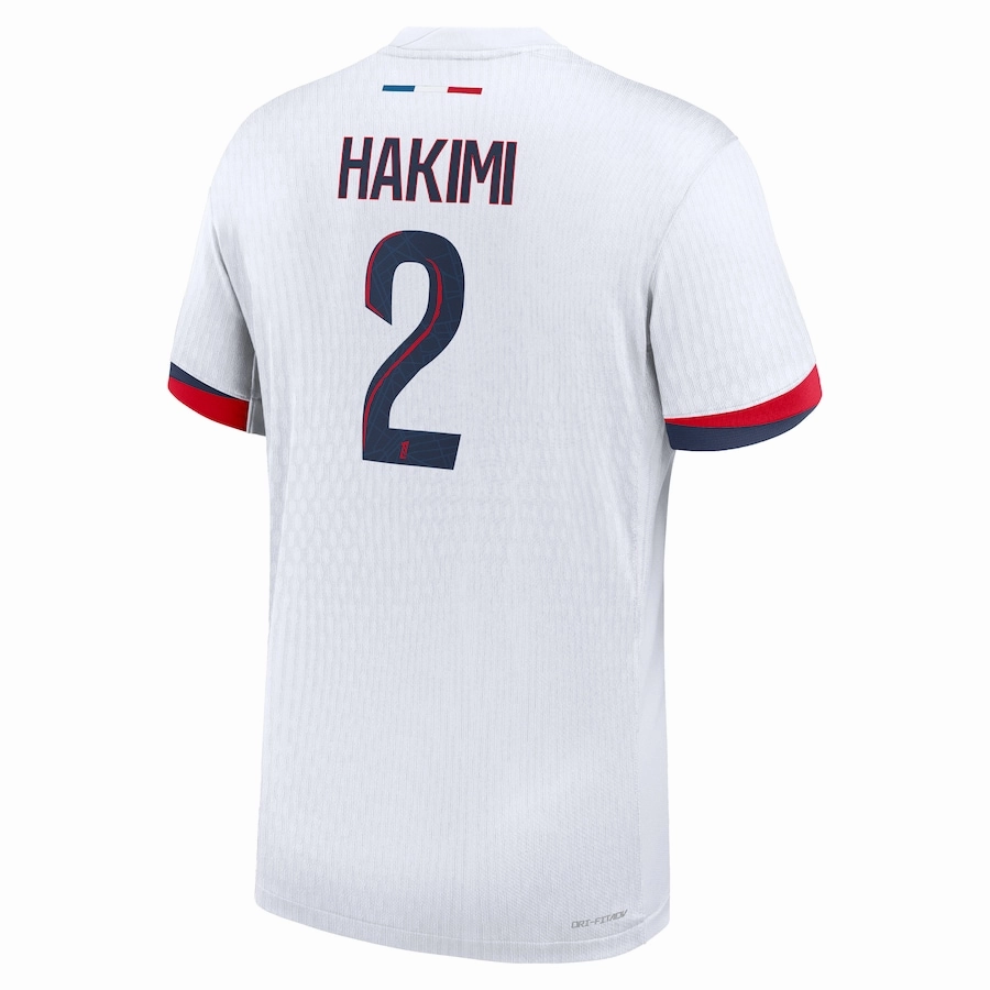 Nike Paris Saint-Germain Authentic Achraf Hakimi Away Jersey 24/25 (White/Midnight Navy)